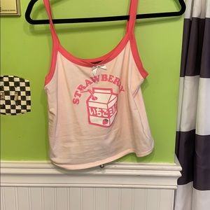 Strawberry milk tank
